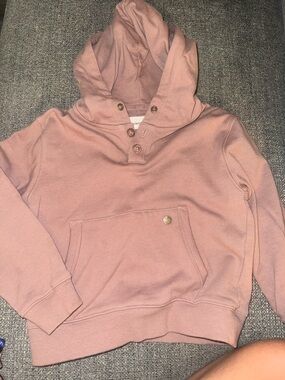 Kids Hooded Sweatshirt - Dusty Pink